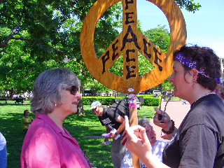 Rep. Lynn Woolsey at Peace Rally.jpg