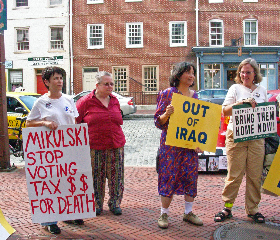 Peace Activists at Mikulski's Office.jpg